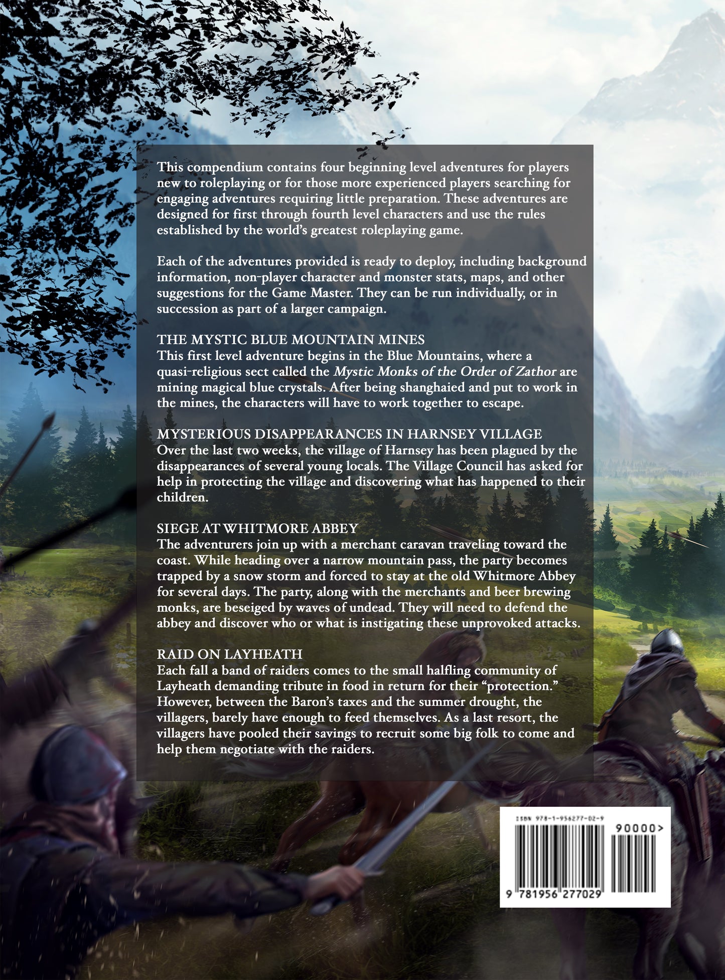 Adventures in the Mystic Blue Mountains - Hardback
