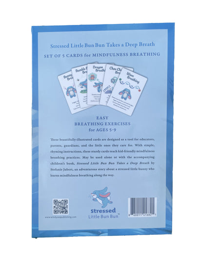 Stressed Little Bun Bun Mindfulness Breathing Cards
