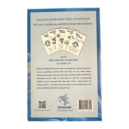 Stressed Little Bun Bun Mindfulness Breathing Cards