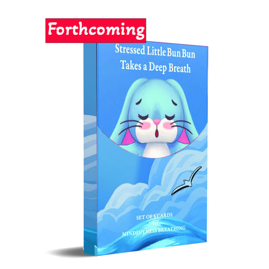 Stressed Little Bun Bun Mindfulness Breathing Cards