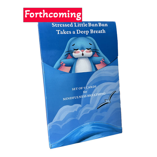 Stressed Little Bun Bun Mindfulness Breathing Cards