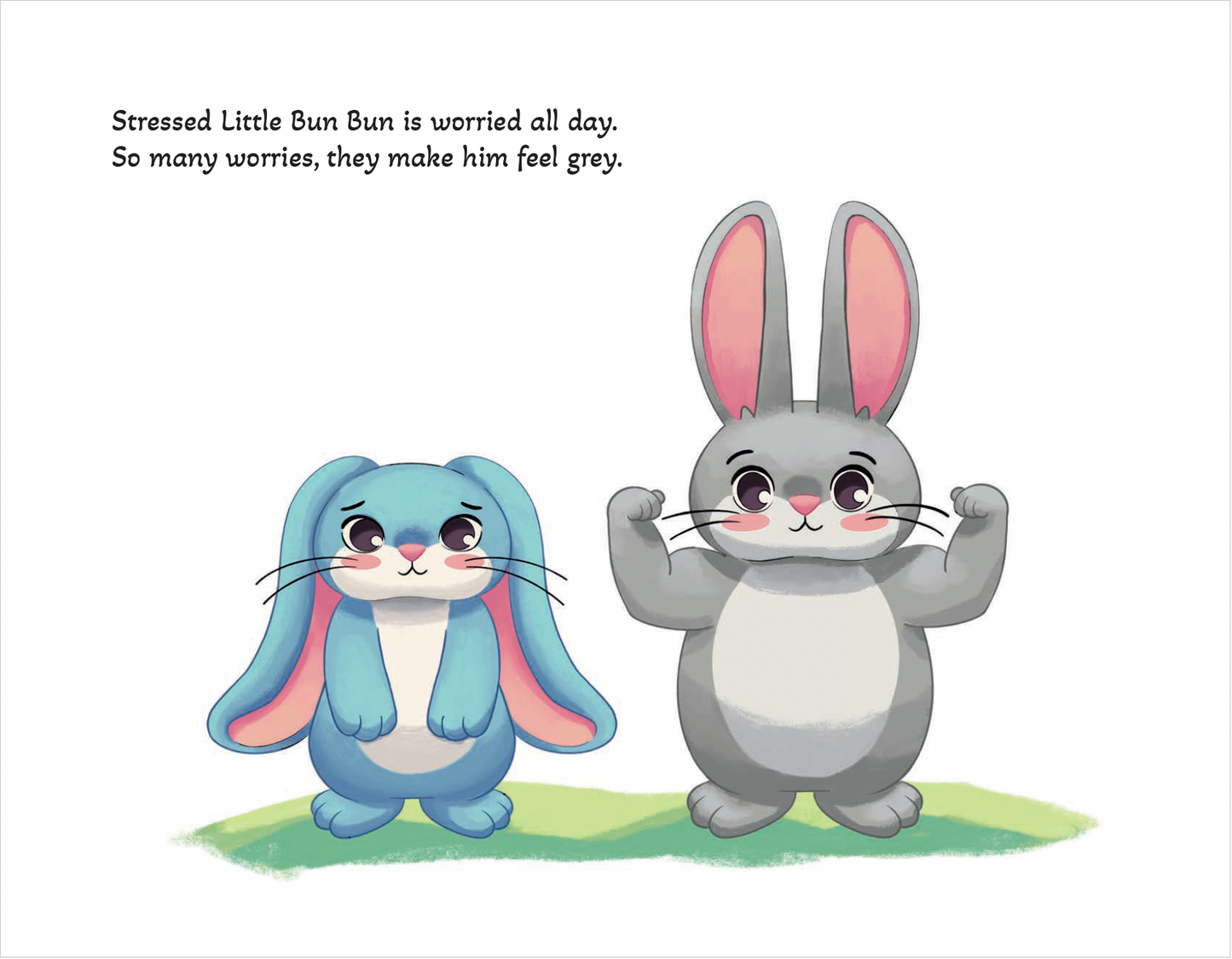 Stressed Lttle Bun Bun Takes a Deep Breath