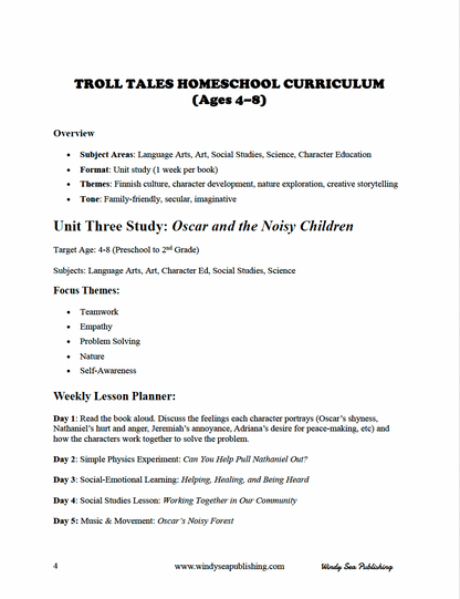 Troll Tales Teacher Resource; Oscar and the Noisy Children eBook