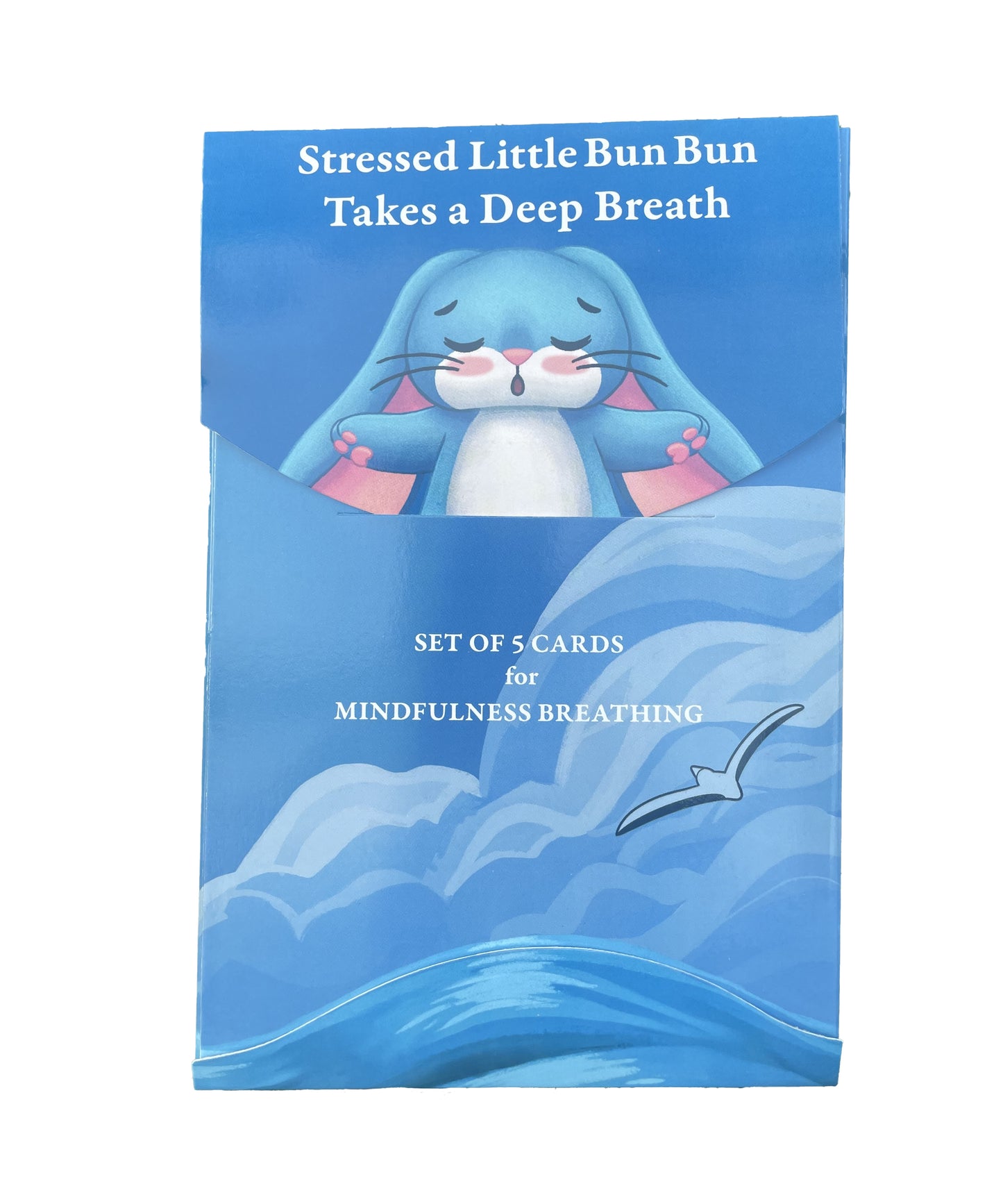 Stressed Little Bun Bun Mindfulness Breathing Cards